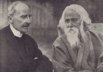 Ромен Роллан и Рабиндранат Тагор в Швейцарии. 1926